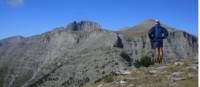 Pausing to admire the view on the Mt Olympus walk