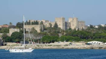 Rhodos Town,Eye4cycling Approaching the idyllic Rhodes in Greece