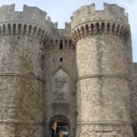 A closer look at the medieval castle in Rhodos Town