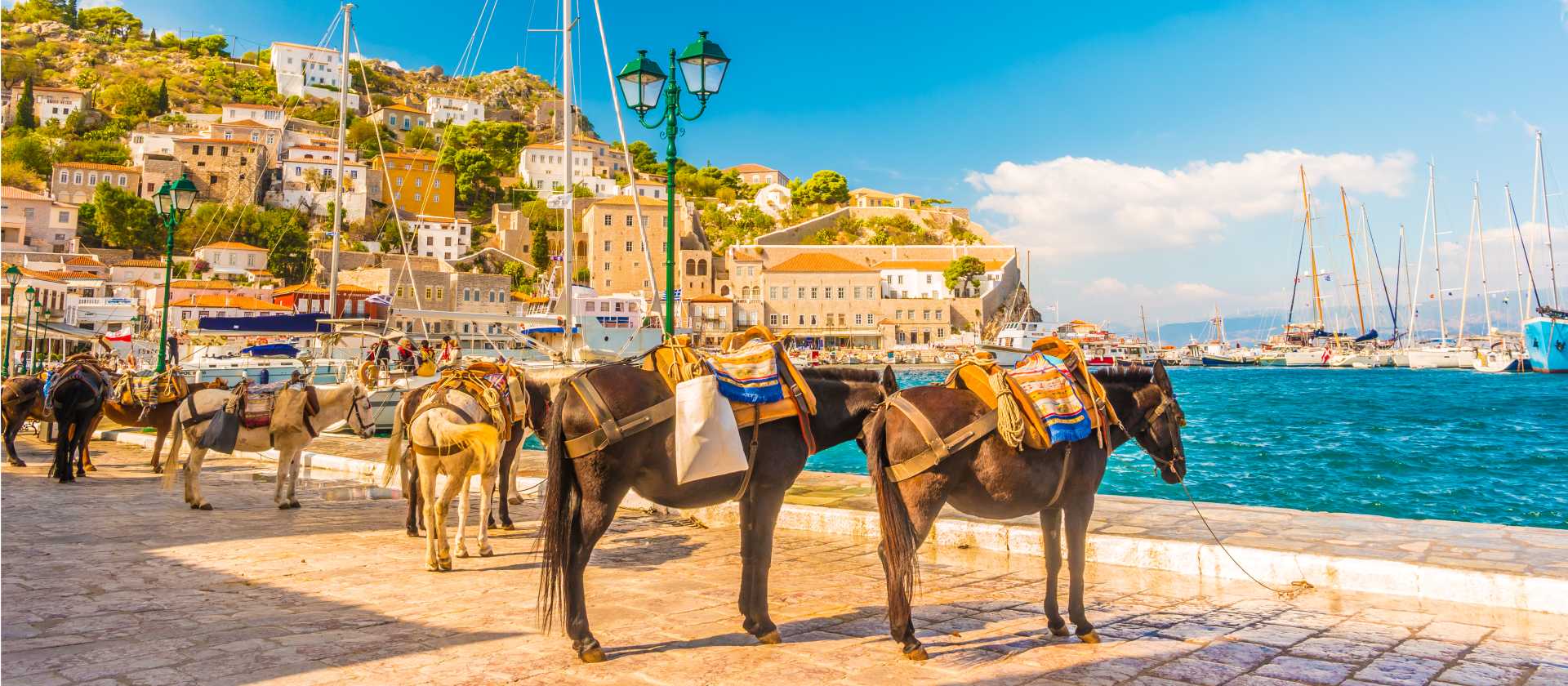 Visit the island of Hydra in Greece