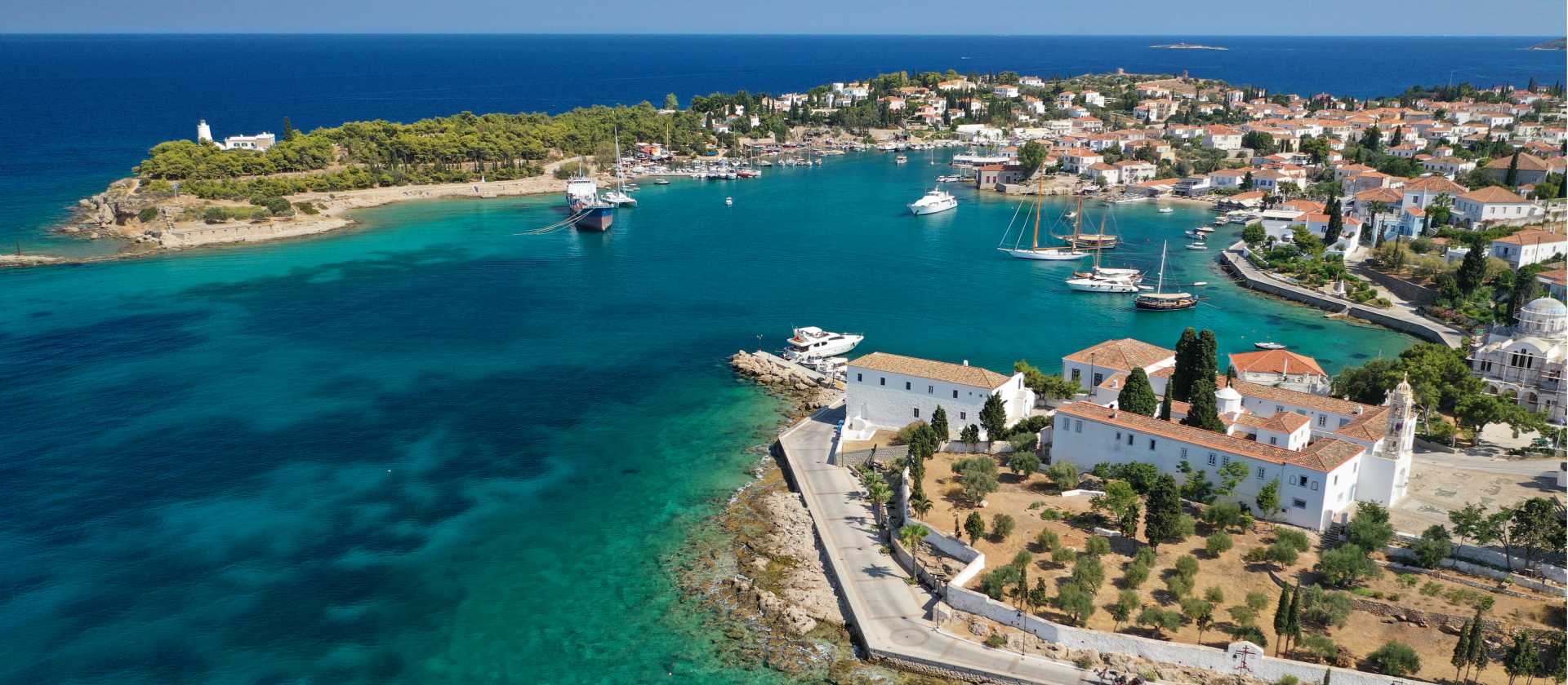 Enjoy the cool waters of the Saronic Islands in Greece