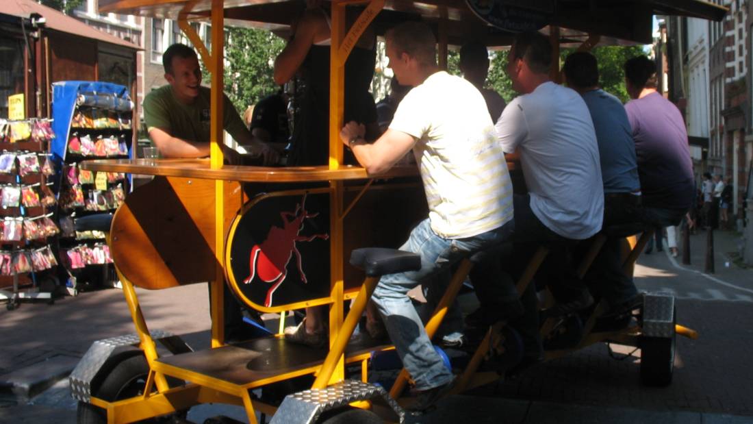 Beer Bike in Amsterdam