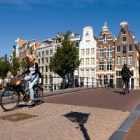 Amsterdam is a cycle friendly city