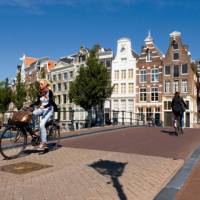 Amsterdam is a cycle friendly city