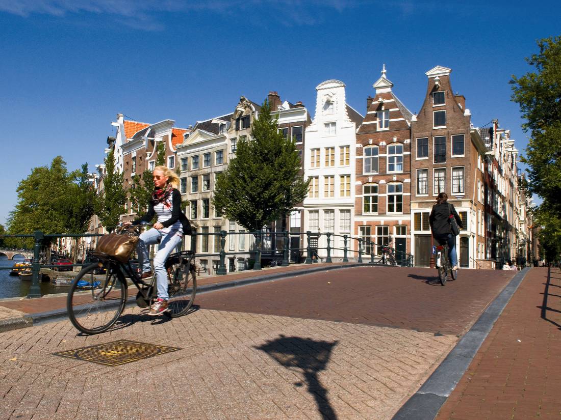 Amsterdam is a cycle friendly city
