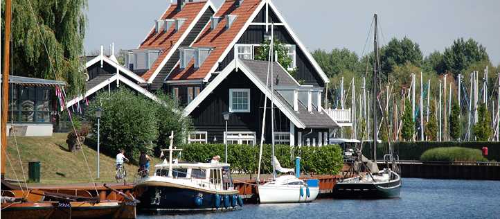 Huizen, just outside Amsterdam, on IJsselmeer