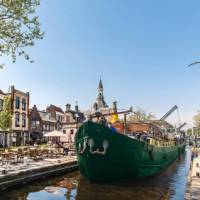 La Belle Fleur moored on a Dutch waterway