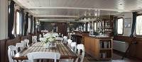 Magnifique I dining and bar on Category A+ barge