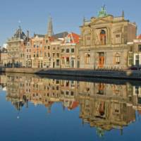The Teylers Museum on the Spaarne River, Haarlem