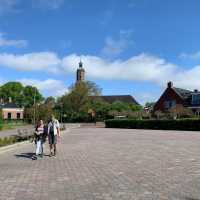 Walking into the village of Winsum