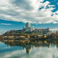 The city of Esztergom, nestled along the banks of the Danube River