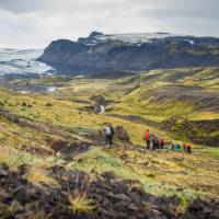 Cross the third largest geothermal zone in the world on the Laugavegur Trail in Iceland