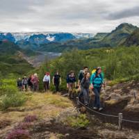 Experience the dramatic landscapes and natural beauty of the Laugavegur Trail in Iceland