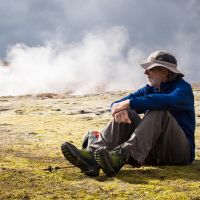 Cross the third largest geothermal zone in the world on the Laugavegur Trail in Iceland