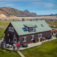 Stay in rustic mountain huts on Iceland's famous Laugavegur Trail