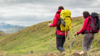 Hike Iceland's best known trail, the Laugavegur Trail, on a guided tour