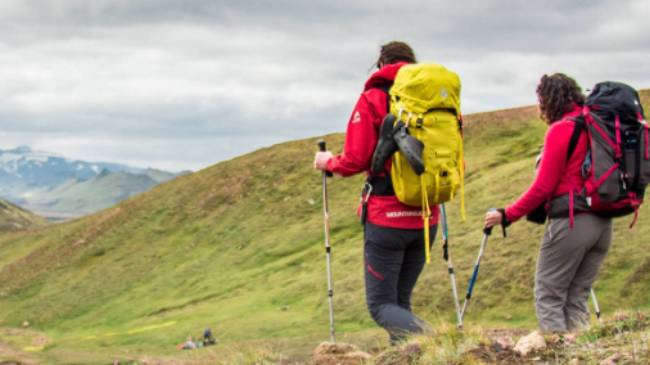 Hike Iceland's best known trail, the Laugavegur Trail, on a guided tour