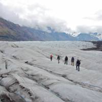 Glacier walking in Iceland