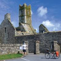 Castel ruins in the local fishing village of Kinsale