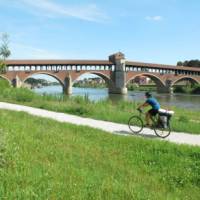 Cycling the Via Francigena between Aosta and Pavia