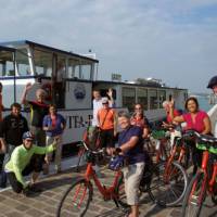 Cyclists on the Veneto Bike & Boat trip