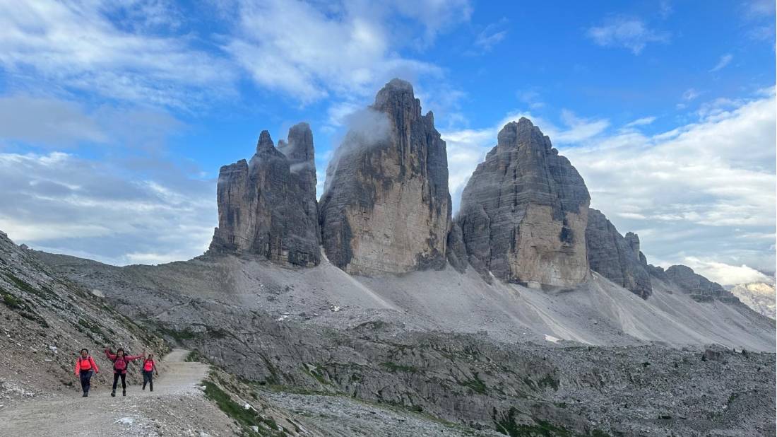 Hiking the Via Ferrata trail in the Dolomites |  <i>Nancy Y.</i>