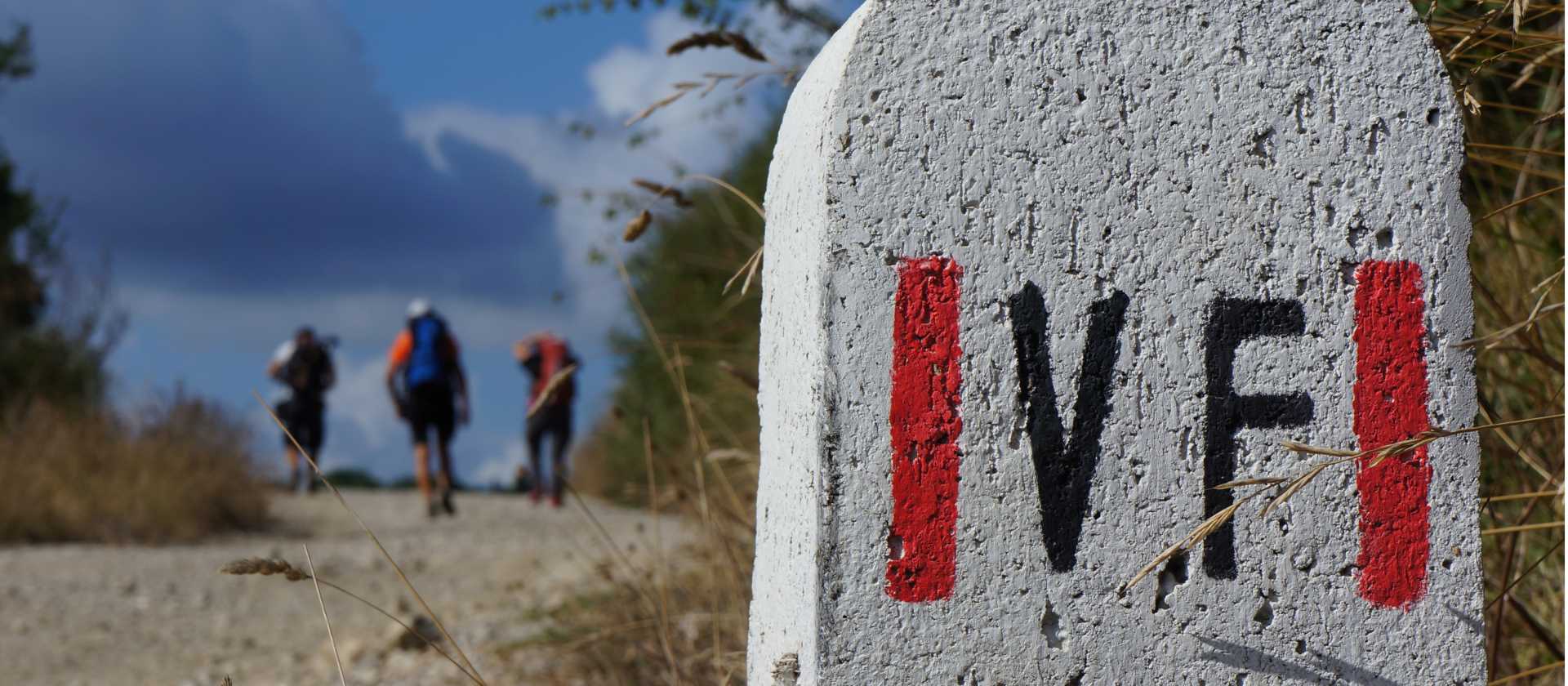 The road markers and other signs make it easier for self guided walkers on the Via Francigena