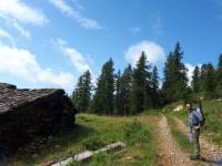 Soaking up the crisp alpine air on the Monte Rosa Walk