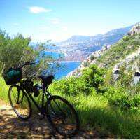 Cycle along the coastline from Nice in France to Genoa in Italy