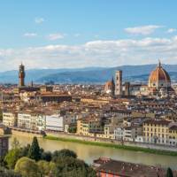 View over Florence in Italy