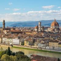 View over Florence in Italy