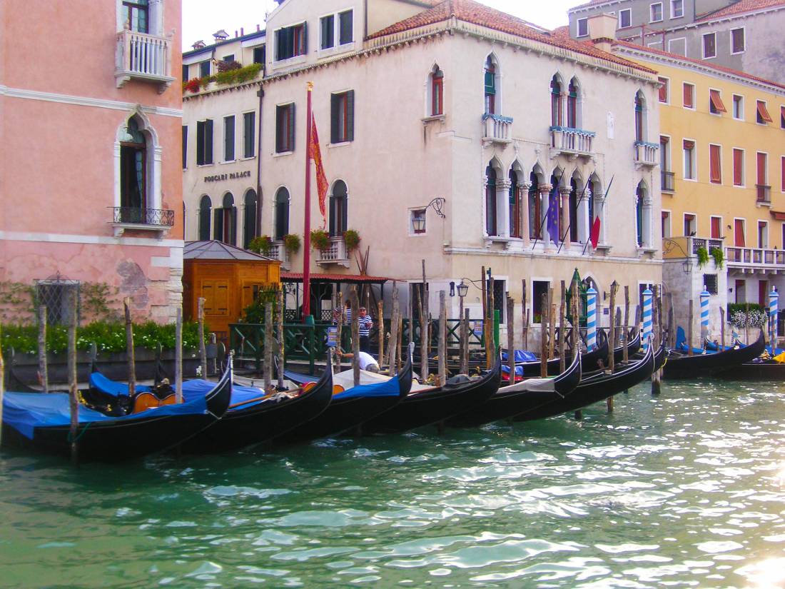Venice and the iconic gondoloas