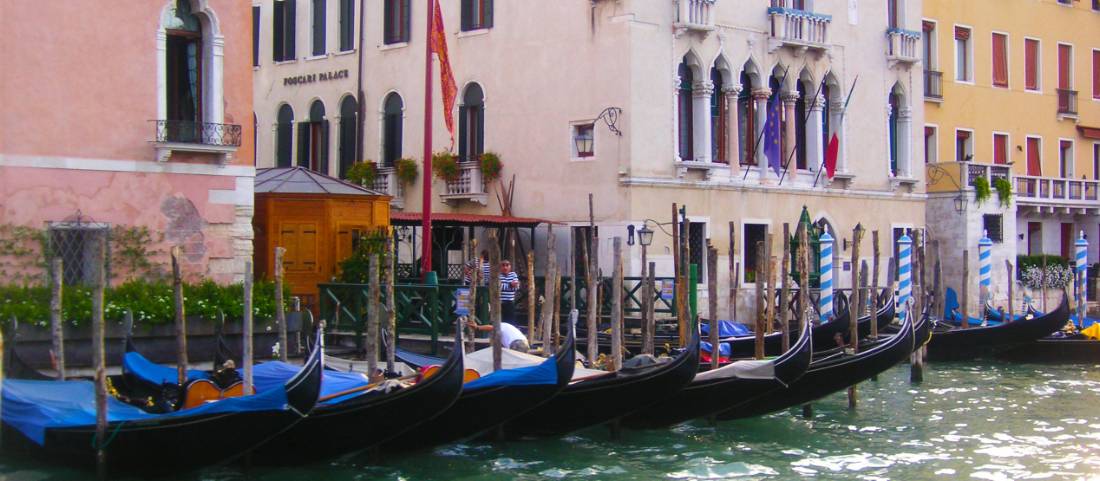 Venice and the iconic gondoloas