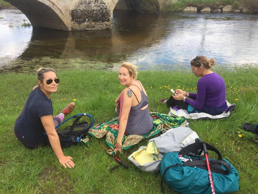 Resting by the river on the Via Francigena in Italy |  <i>Allie Peden</i>