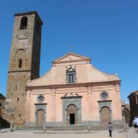 A beautiful and well-preserved church in the hilltop town of Civita di Bagnoregio