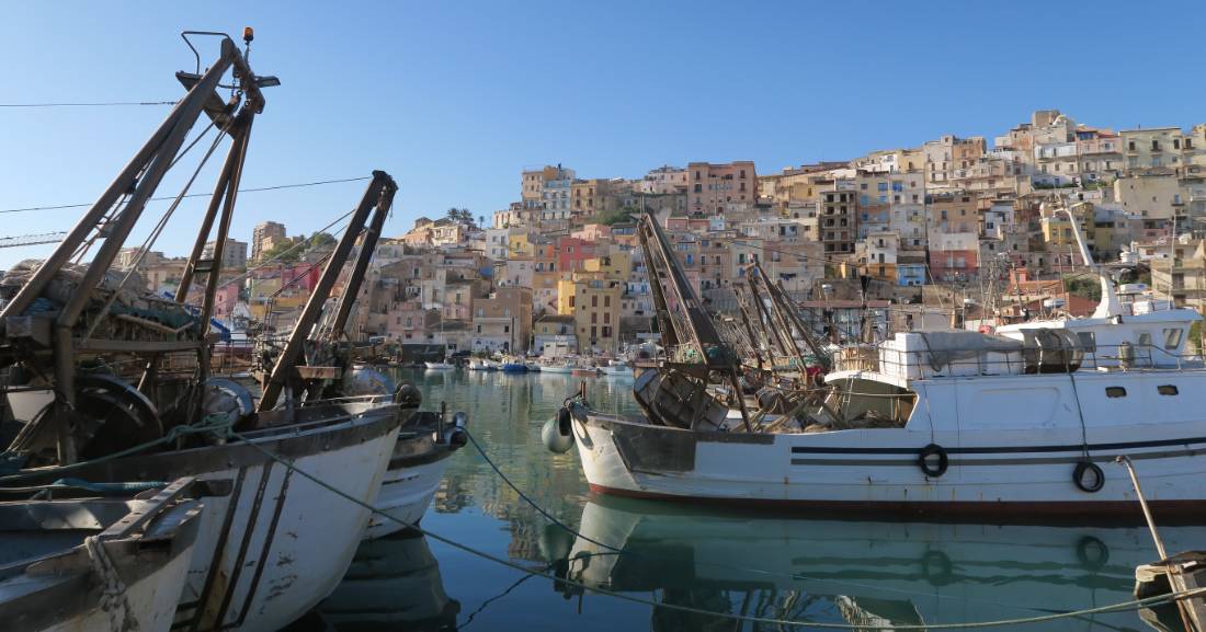 Agrigento on the Mediterranean coast of Sicily