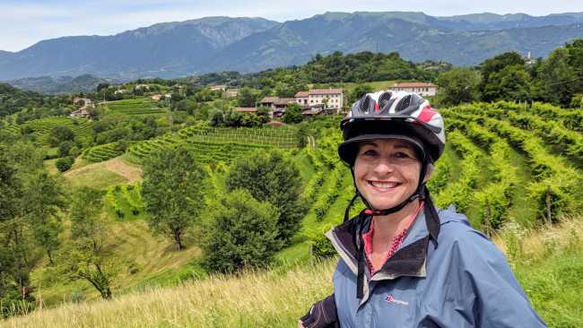 Enjoying the scenery en-route to Asolo | Rob Mills