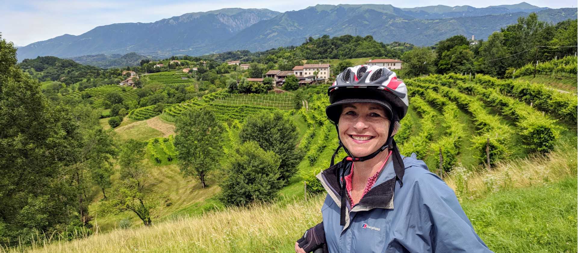 Enjoying the scenery en-route to Asolo | Rob Mills