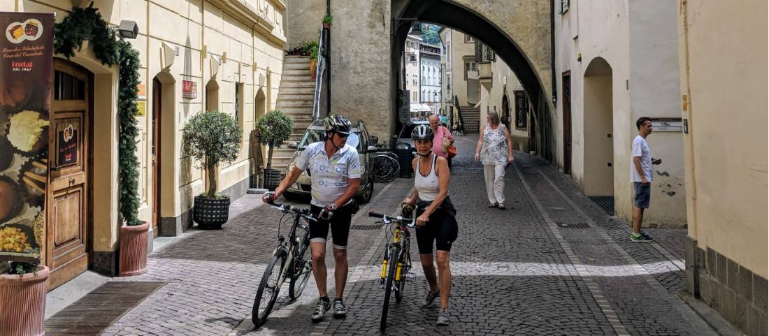 Cyclists in the streets of Bolzano |  <i>Rob Mills</i>