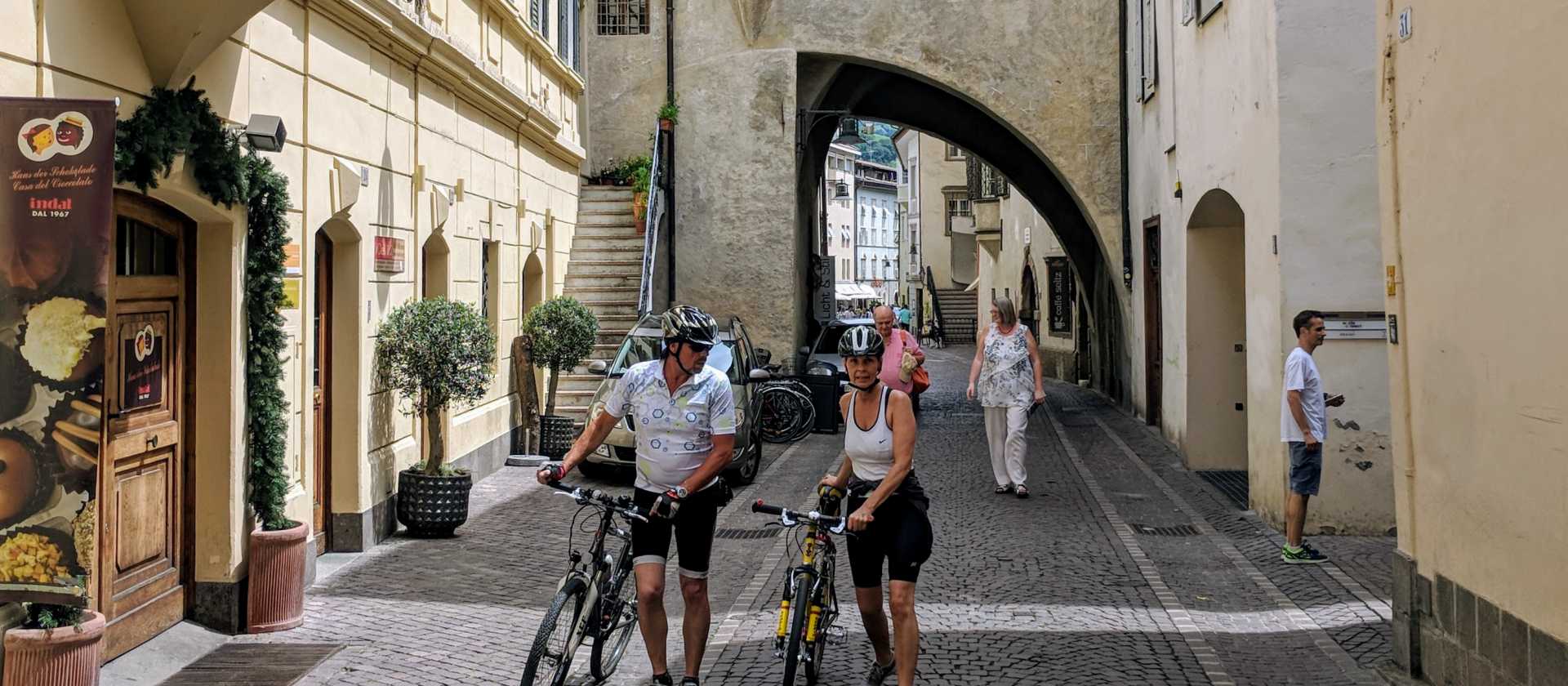 Cyclists in the streets of Bolzano | Rob Mills
