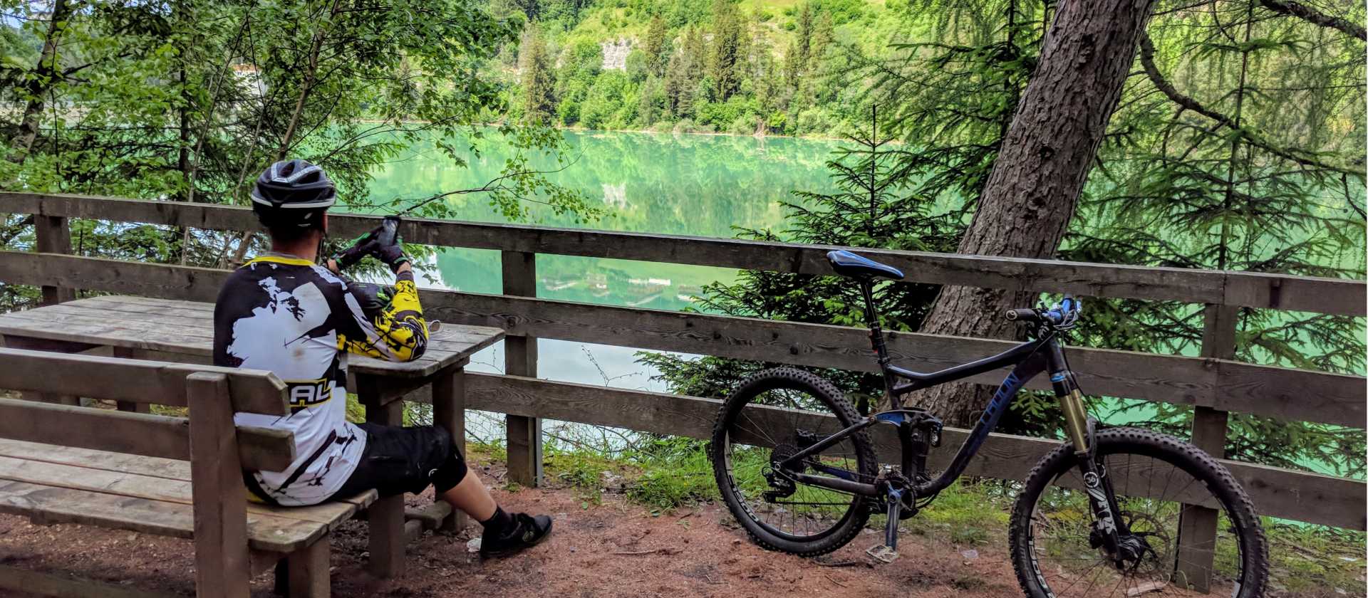 A picturesque rest stop cycling from Brunico to Dobbiaco | Rob Mills