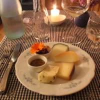 A cheese plate in Italy