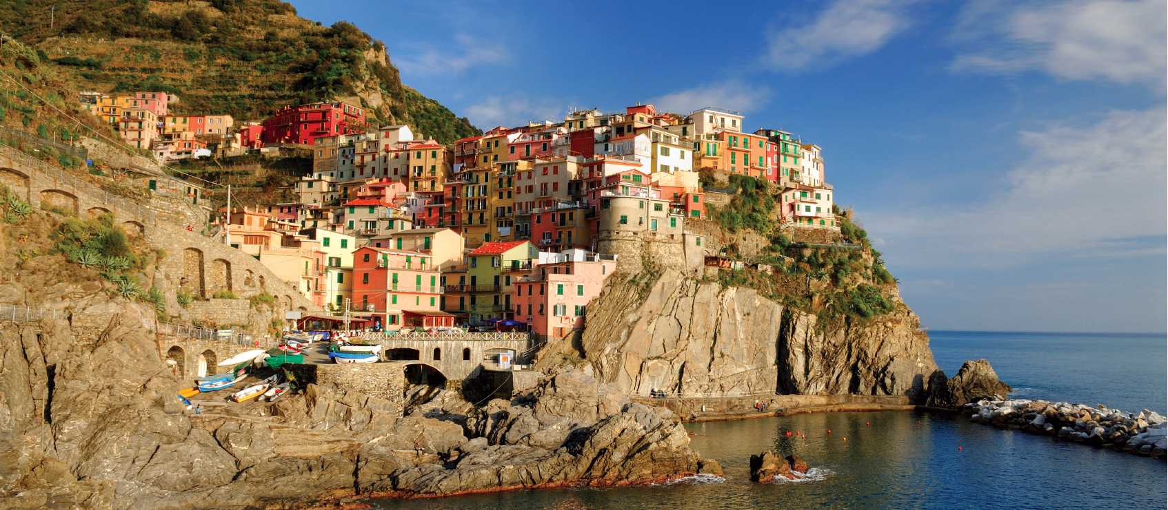 The stunning Cinque Terre coastline