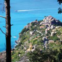 Looking down on the town of Corniglia | Philip Wyndham