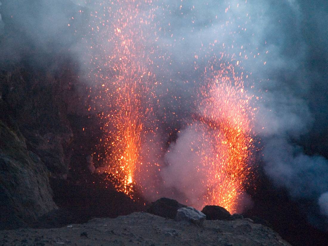 Eruptions on Stromboli, Sicily |  <i>Kate Baker</i>