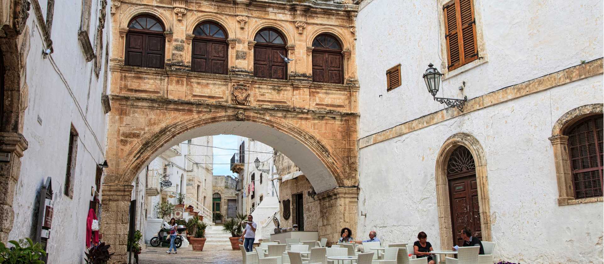 The old town citadel , Ostuni, Puglia, Italy. | Lesley Treloar