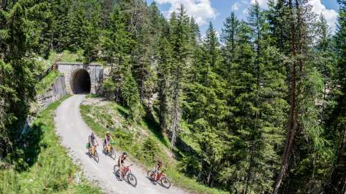 Cycling the paths around Cortina d'Ampezzo