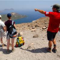 Guide showing Aeolian Islands, Sicily