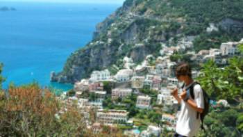 Hiking above Positano on the Amalfi coast, Italy | Sue Badyari