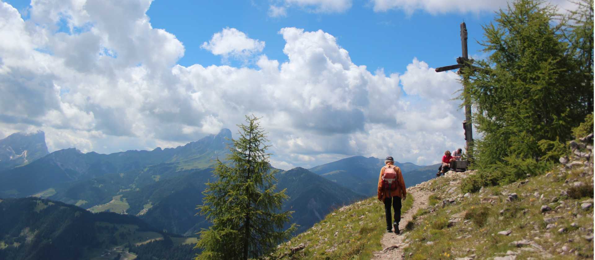 Walking the Alta Via 1 in the Dolomites